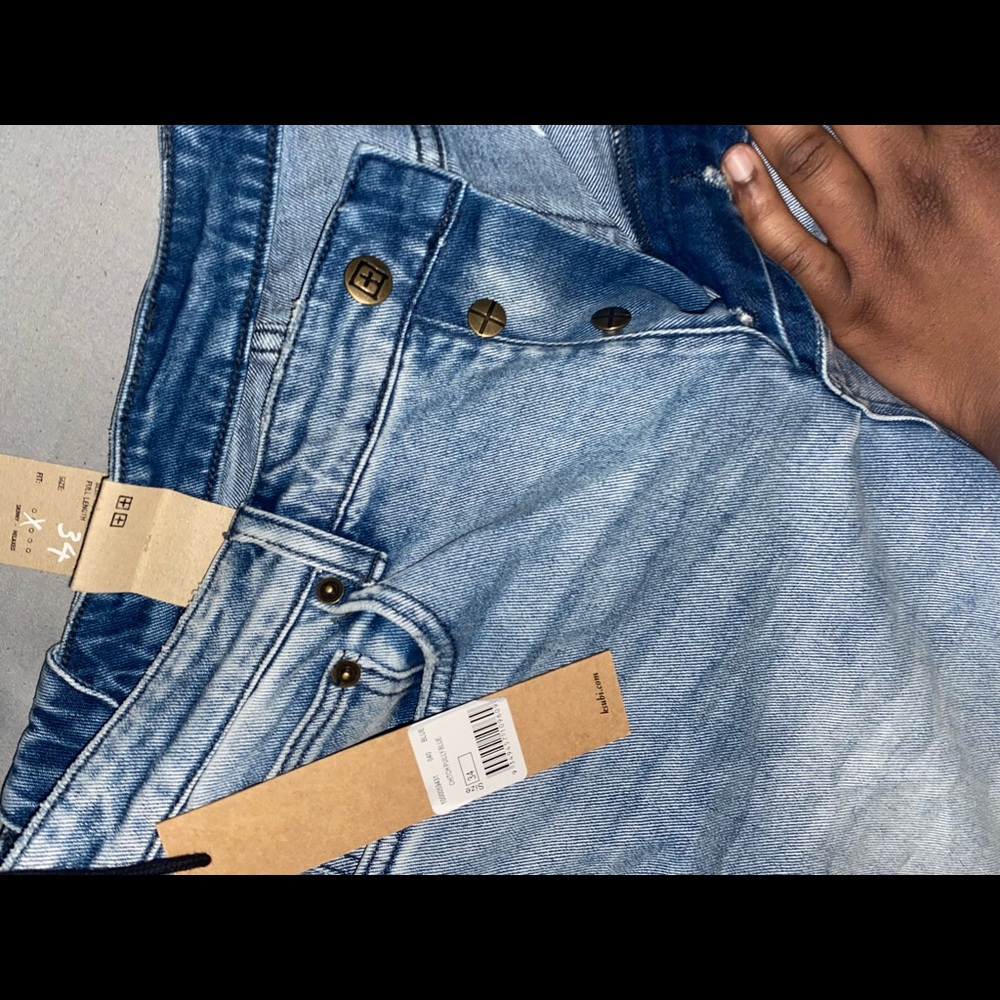 Ksubi blue jeans ripped